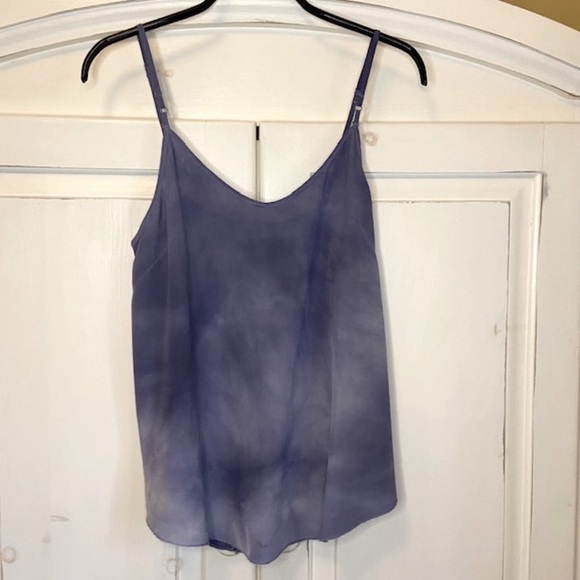 Wilfred Silk Tie Dye Periwinkle Blue Camisole - Picture 1 of 9